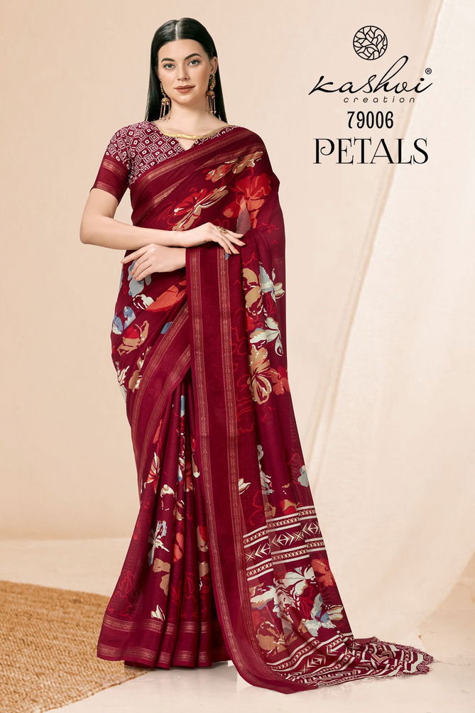 Kashvi Petals By LT Fabrics Silk Saree Catalog